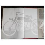 Harley Davidson Lot 2 Hats one Leather, 2 Coffee Table Books