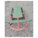 Vintage Sled with great color perfect Christmas décor
