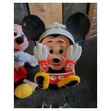 Lot of Various Vintage Disney Items, Glasses Puzzles Bank and more