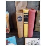 Lot of various Books, Charlie Brown, Circus Boy, Cliffy Bear, curious George and more