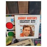 Lot of vintage LP records of various artists