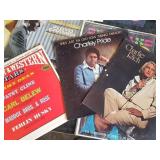 Lot of vintage LP records of various artists