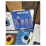 Lot of vintage records of various artists