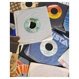 Lot of vintage records of various artists