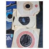 Lot of vintage records of various artists