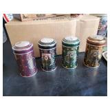 Vintage Lot of Watkins cups Salt and pepper, Tins and more