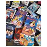 Lot of various VHS tapes of various Titles