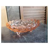Large Lot of Depresion glass beautiful pink color with various styles