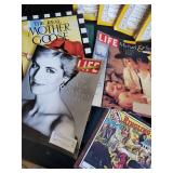 Lot of Vintage Magazines National Geographic, Life, Boys, and more