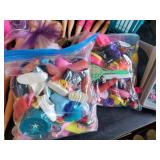 Lot of Vintage Dolls,  Barbies and Tons of clothes & more with Tote