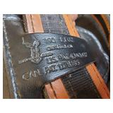 2 Safariland Leather gun Belts and Vintage Smith & Wesson Handcuffs