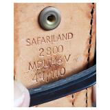 2 Safariland Leather gun Belts and Vintage Smith & Wesson Handcuffs