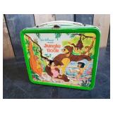 Vintage Lot of Disney Toys and Metal Jungle Book Lunchbox