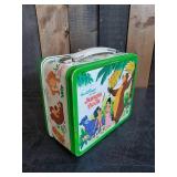 Vintage Lot of Disney Toys and Metal Jungle Book Lunchbox