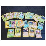 Lot of Collectible Pokémon Cards of various characters