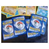 Lot of Collectible Pokémon Cards of various characters
