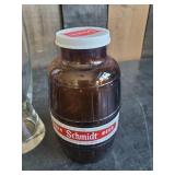 Vintage Beer Lot Schmidt Salt and Pepper and Hamms Glasses