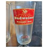Lot of 8 Vintage Budweiser Glasses
