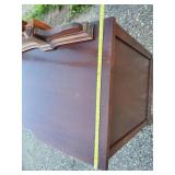 Gorgeous Vintage Dove tail Dresser and Mirror with gorgeous detail