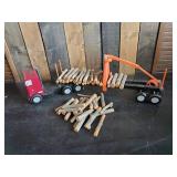 Awesome Large Log Hauler Semi Truck Homemade Wood