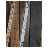2 Vintage Hockey Sticks - Rare Christian in Good Condition