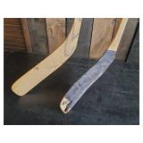 2 Vintage Hockey Sticks - Rare Christian in Good Condition
