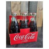 Hard to find Collector 6 Pack of Classic Coke - Unopened Bottles