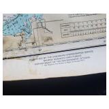 Vintage 1973 Large Lake of the Woods Map