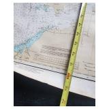 Vintage 1973 Large Lake of the Woods Map