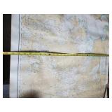 Vintage 1973 Large Lake of the Woods Map