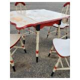Very Cool Solid Mid Modern Farm House Table and Chairs