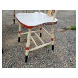 Very Cool Solid Mid Modern Farm House Table and Chairs