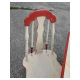 Very Cool Solid Mid Modern Farm House Table and Chairs