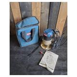 Lightly Use Ryobi Fixed Base Router R163 - Working