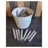 Galvinized Bucket Loaded with Heavy Duty Springs