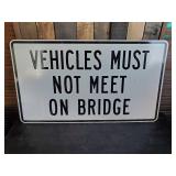 Large 24" x 42" Never Hung Aluminum Road Sign