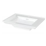New American Standard Town Square S Pedestal Lavatory Top White Retails for $449
