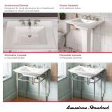 New American Standard Town Square S Pedestal Lavatory Top White Retails for $449