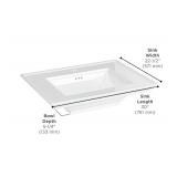 New American Standard Town Square S Pedestal Lavatory Top White Retails for $449