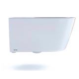 New Toto Wall-Hung Contemporary D-Shape Dual Flush 1.28 and 0.9 GPF Toilet with CEFIONTECT in Cotton White Retails $1027