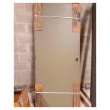 NEW Falcon Commercial Steel Door 36” x 84” (3’ x 7’) Gray Hollow Metal Door