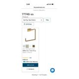 NEW Delta Vero Collection Stainless Steel Towel Ring - Model 77746-SS Retails for $85