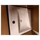 American Standard Studio Carre Countertop Bathroom Sink – White – Model 0642001.020