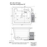 New MTI Jentle Jet Laundry Sink 110J Retails for $1350