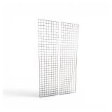 Two 8' X 2' Metal Grid Walls / Use in Garage / Art Gallery / Retail Store