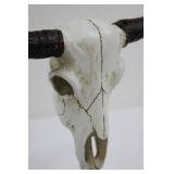 Decorative Longhorn Skull on Stand