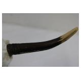 Decorative Longhorn Skull on Stand