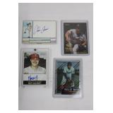 Autographed Baseball Card Mixed Lot