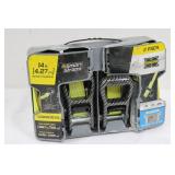 Smart Straps X Carbon 14 Ft Ratchet Tie Downs 2-Pack