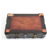Pirate Skull Jewelry Box With Assorted Chains & Rings